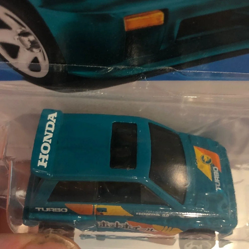 '85 Honda City Turbo II Toy Car - Blue